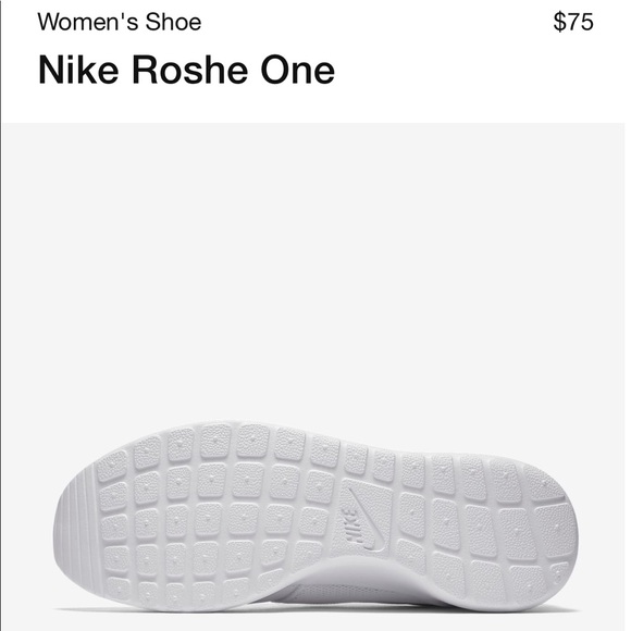 Women’s White Nike Roshe One - Picture 8 of 8